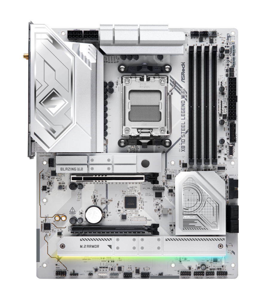ASRock X870 Steel Legend WiFi motherboard, socket AM5, AMD X870, ATX, DDR5