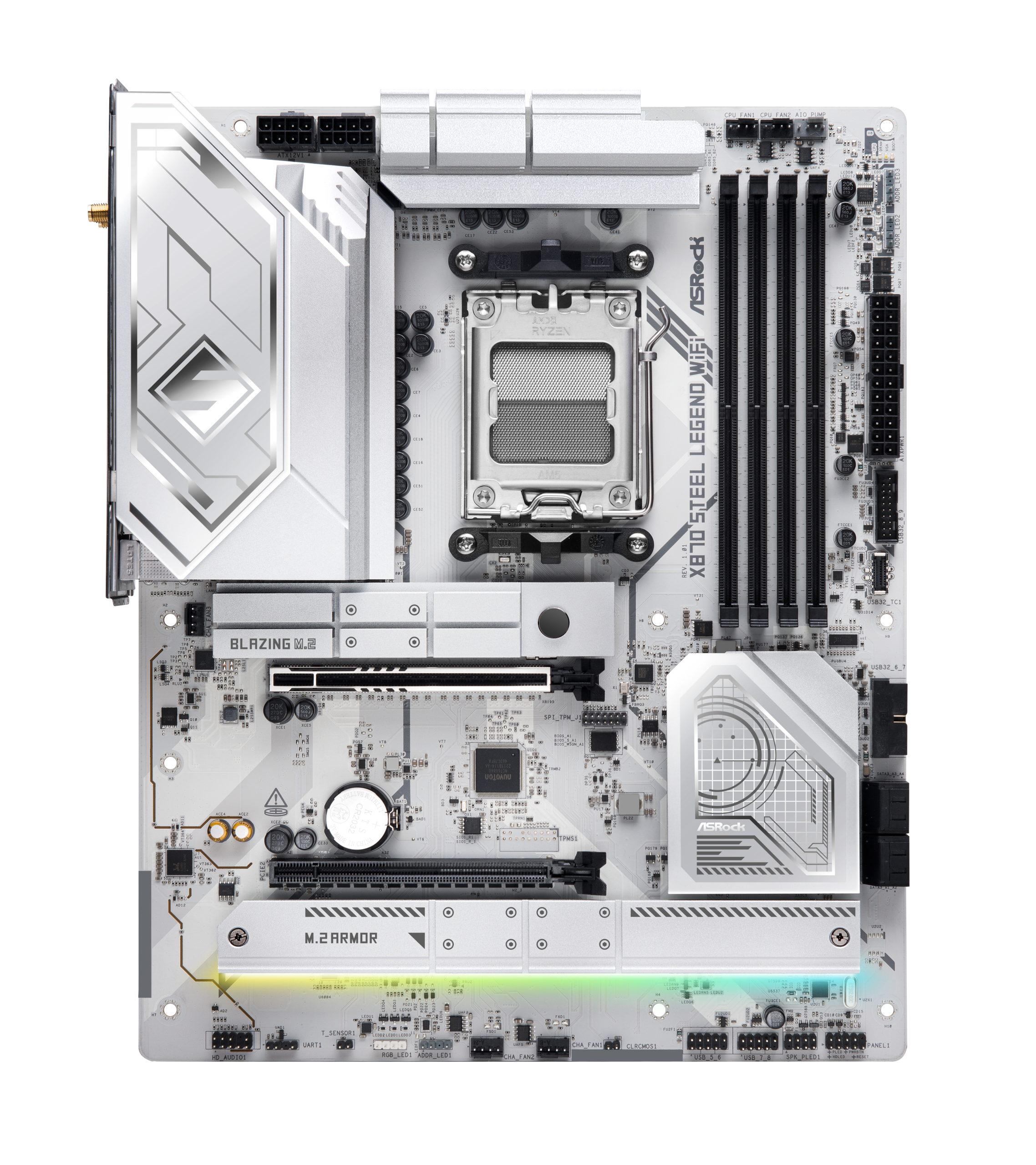 ASRock X870 Steel Legend WiFi motherboard, socket AM5, AMD X870, ATX, DDR5