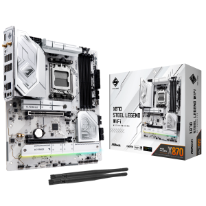 ASRock X870 Steel Legend WiFi motherboard, socket AM5, AMD X870, ATX, DDR5