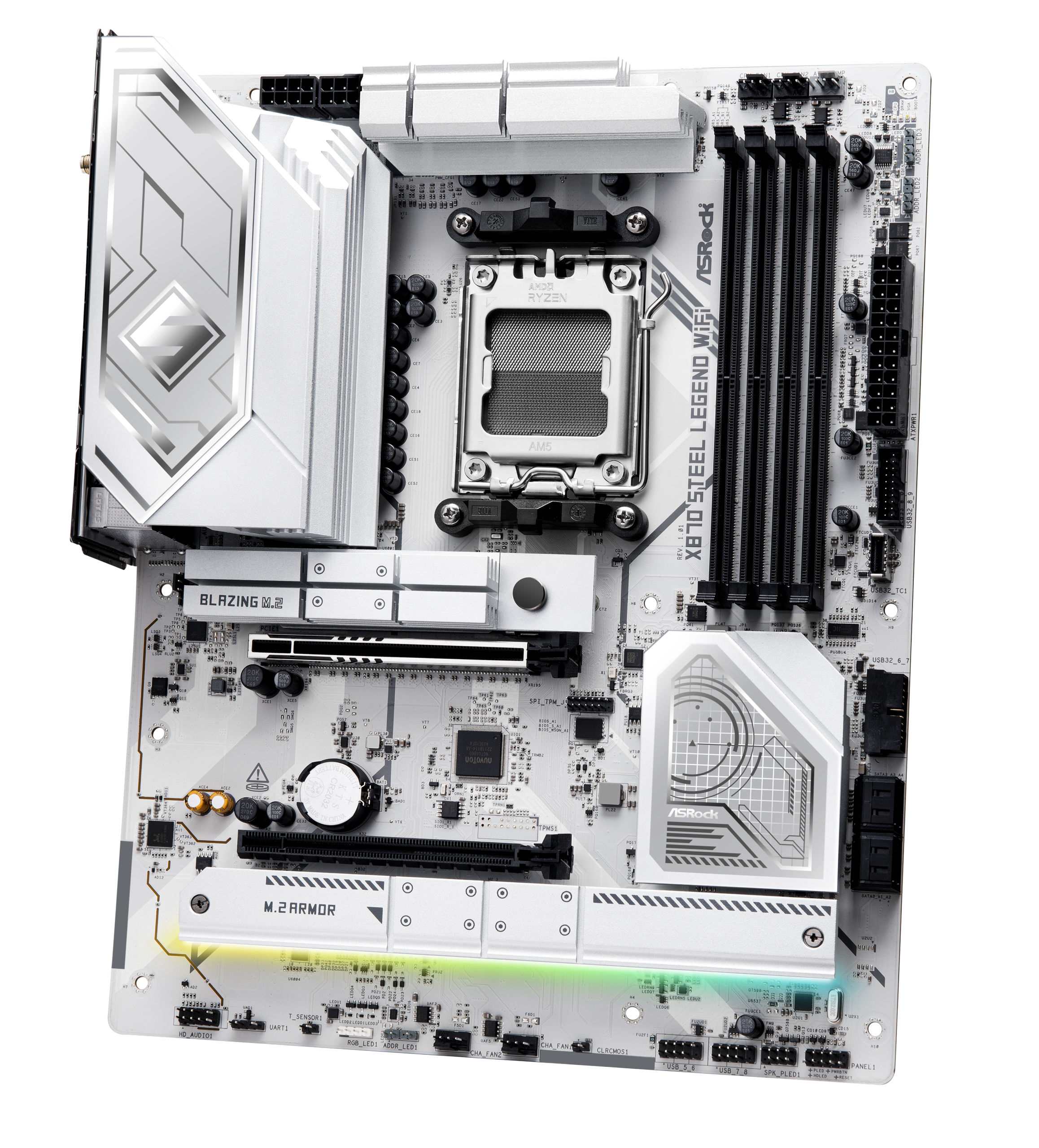 ASRock X870 Steel Legend WiFi motherboard, socket AM5, AMD X870, ATX, DDR5