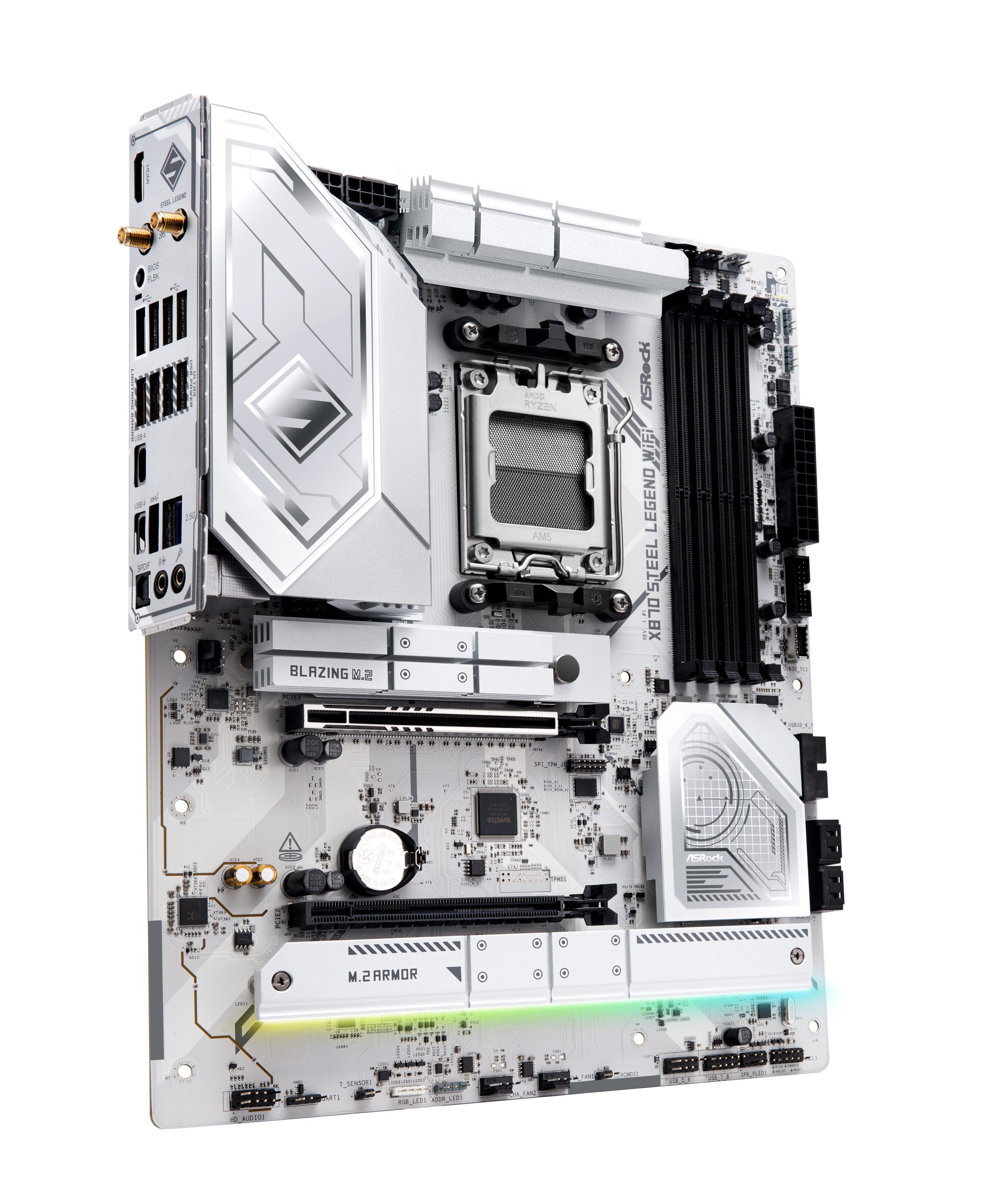 ASRock X870 Steel Legend WiFi motherboard, socket AM5, AMD X870, ATX, DDR5