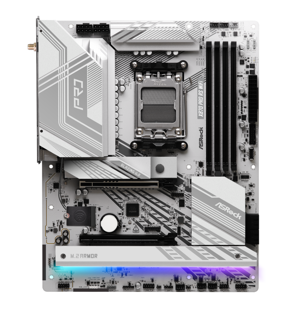 ASRock X870 Pro RS WiFi motherboard, socket AM5, AMD X870, ATX, DDR5