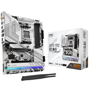 ASRock X870 Pro RS WiFi motherboard, socket AM5, AMD X870, ATX, DDR5