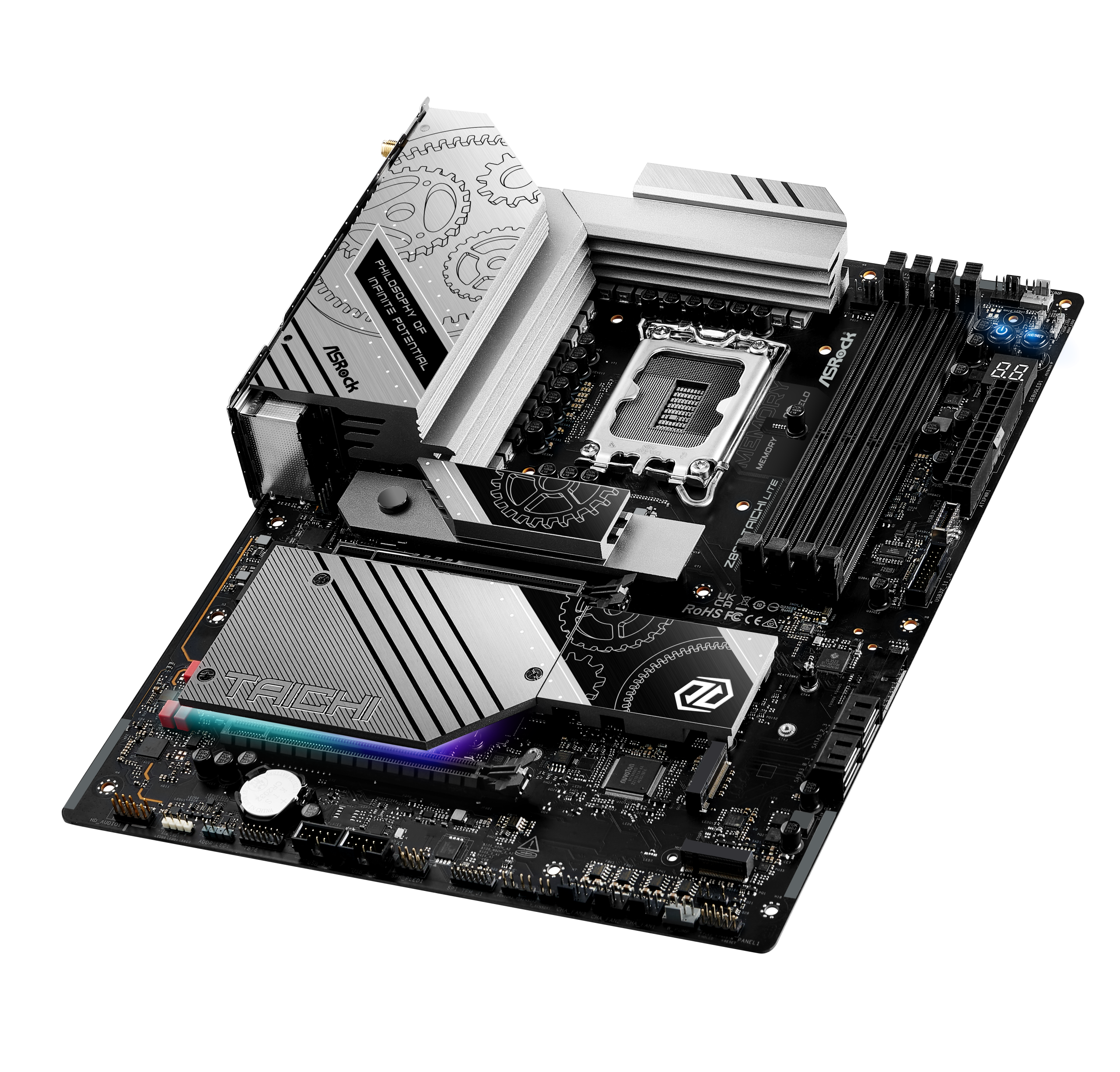 ASRock Z890 Taichi Lite motherboard, socket LGA 1851, Intel Z890, ATX, DDR5