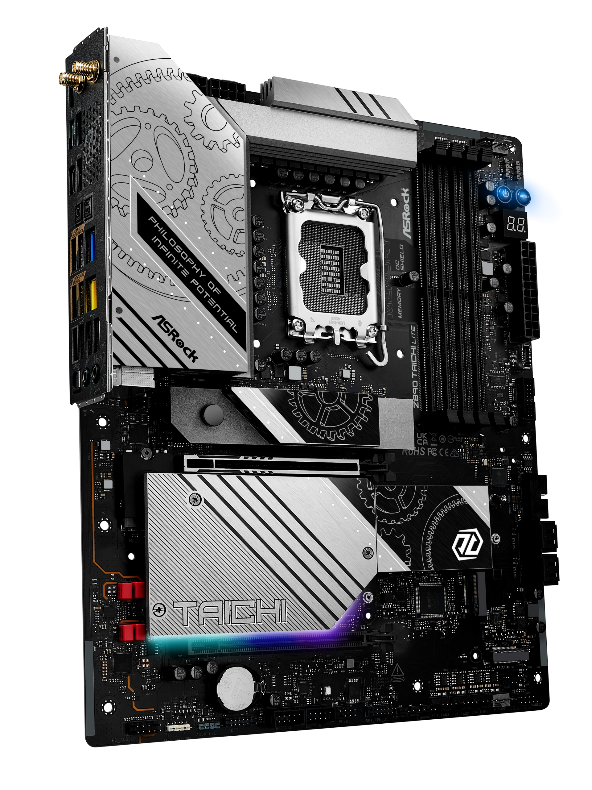 ASRock Z890 Taichi Lite motherboard, socket LGA 1851, Intel Z890, ATX, DDR5