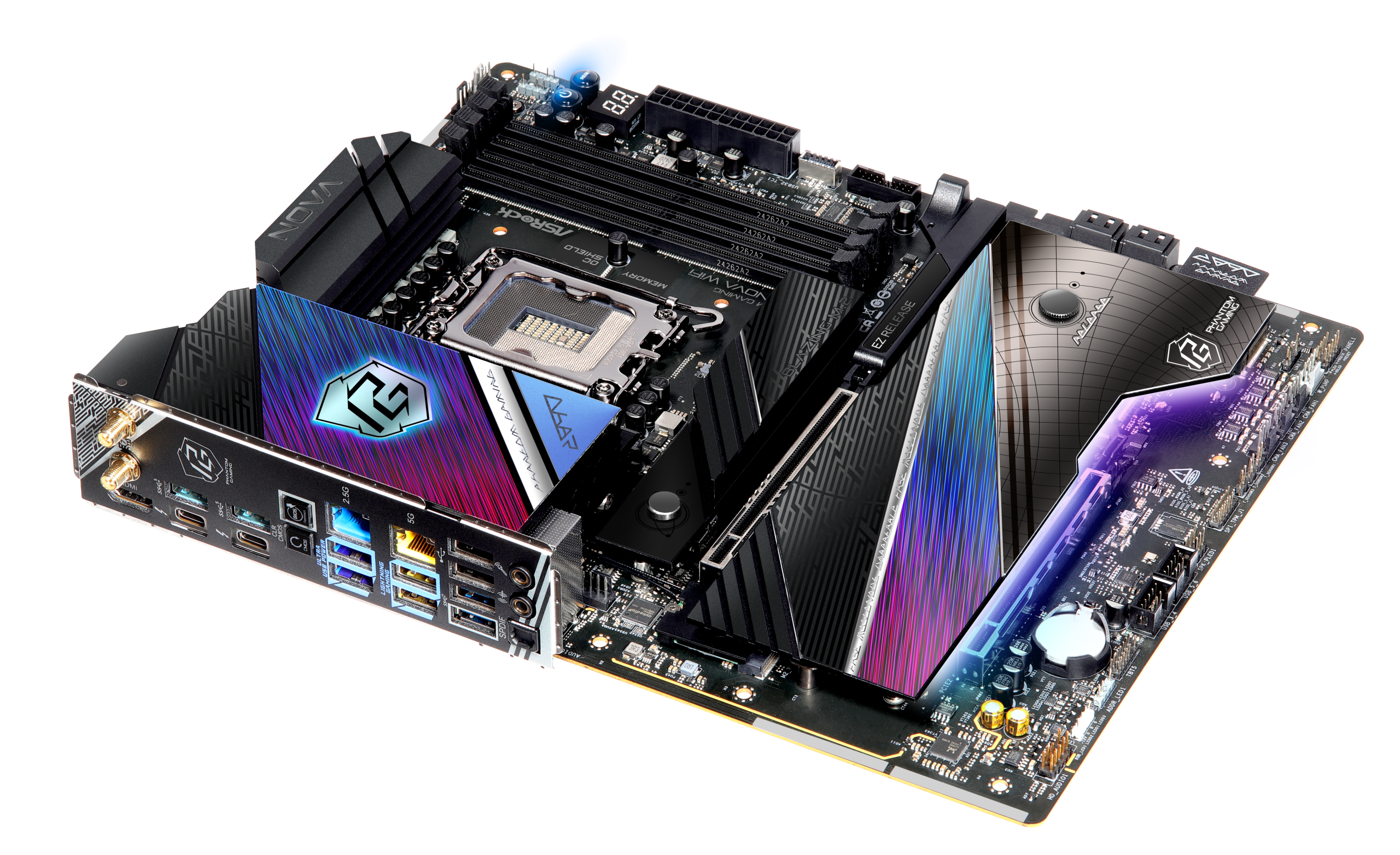 ASRock Z890 Nova WiFi motherboard, socket LGA 1851, Intel Z890, ATX, DDR5