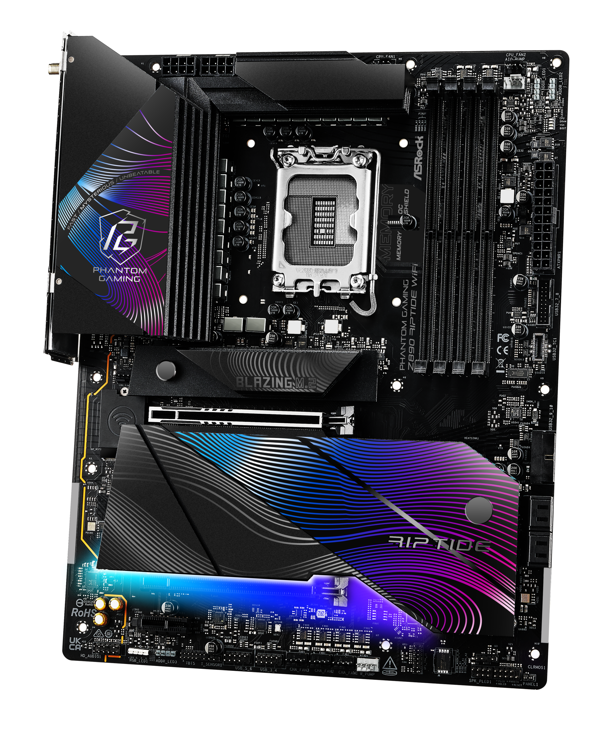 ASRock Z890 Riptide WiFi motherboard, socket LGA 1851, Intel Z890, ATX, DDR5 : image 3