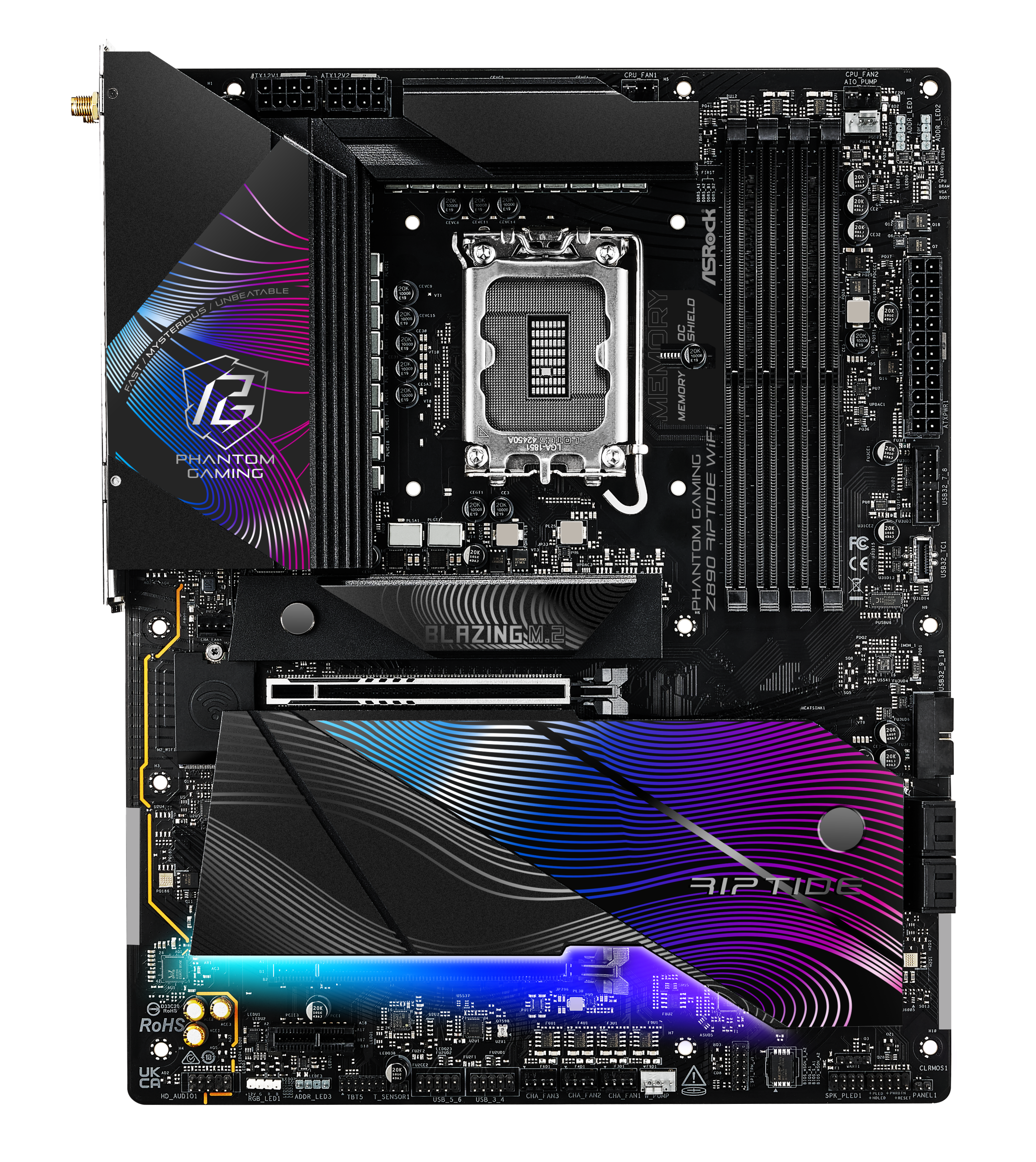 ASRock Z890 Riptide WiFi motherboard, socket LGA 1851, Intel Z890, ATX, DDR5 : image 4