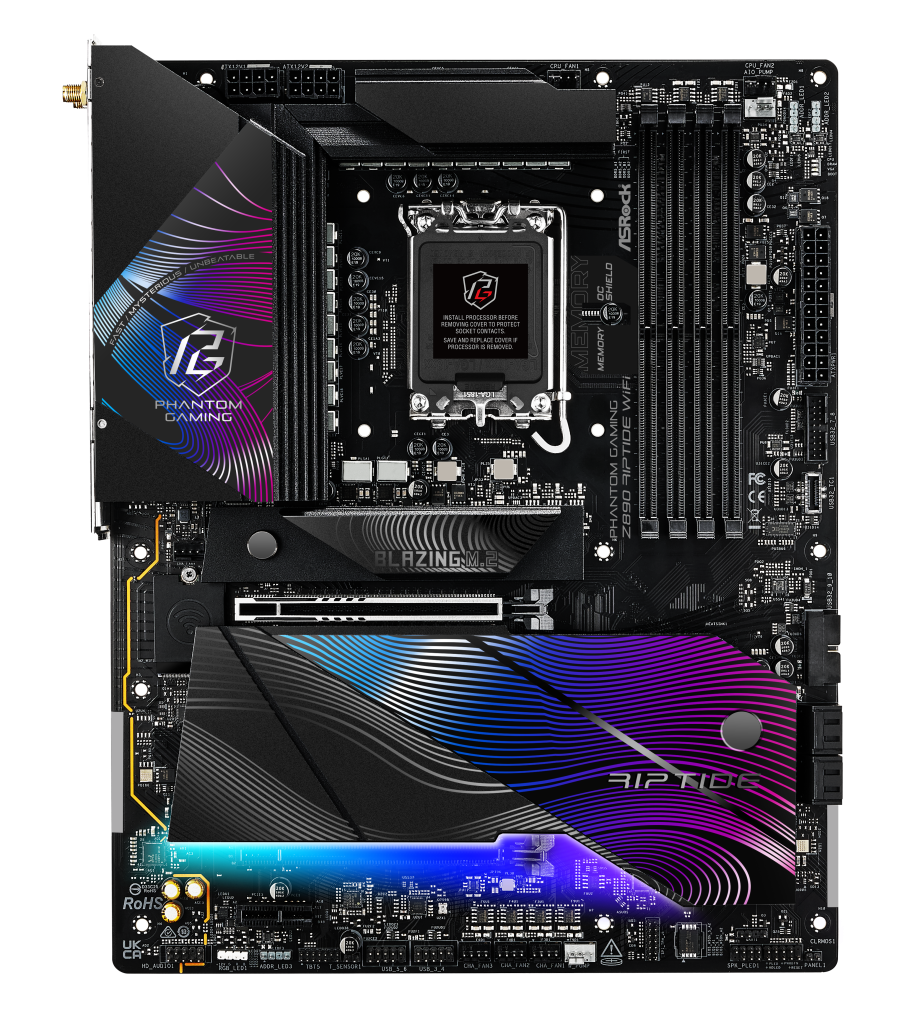ASRock Z890 Riptide WiFi motherboard, socket LGA 1851, Intel Z890, ATX, DDR5 : image 5