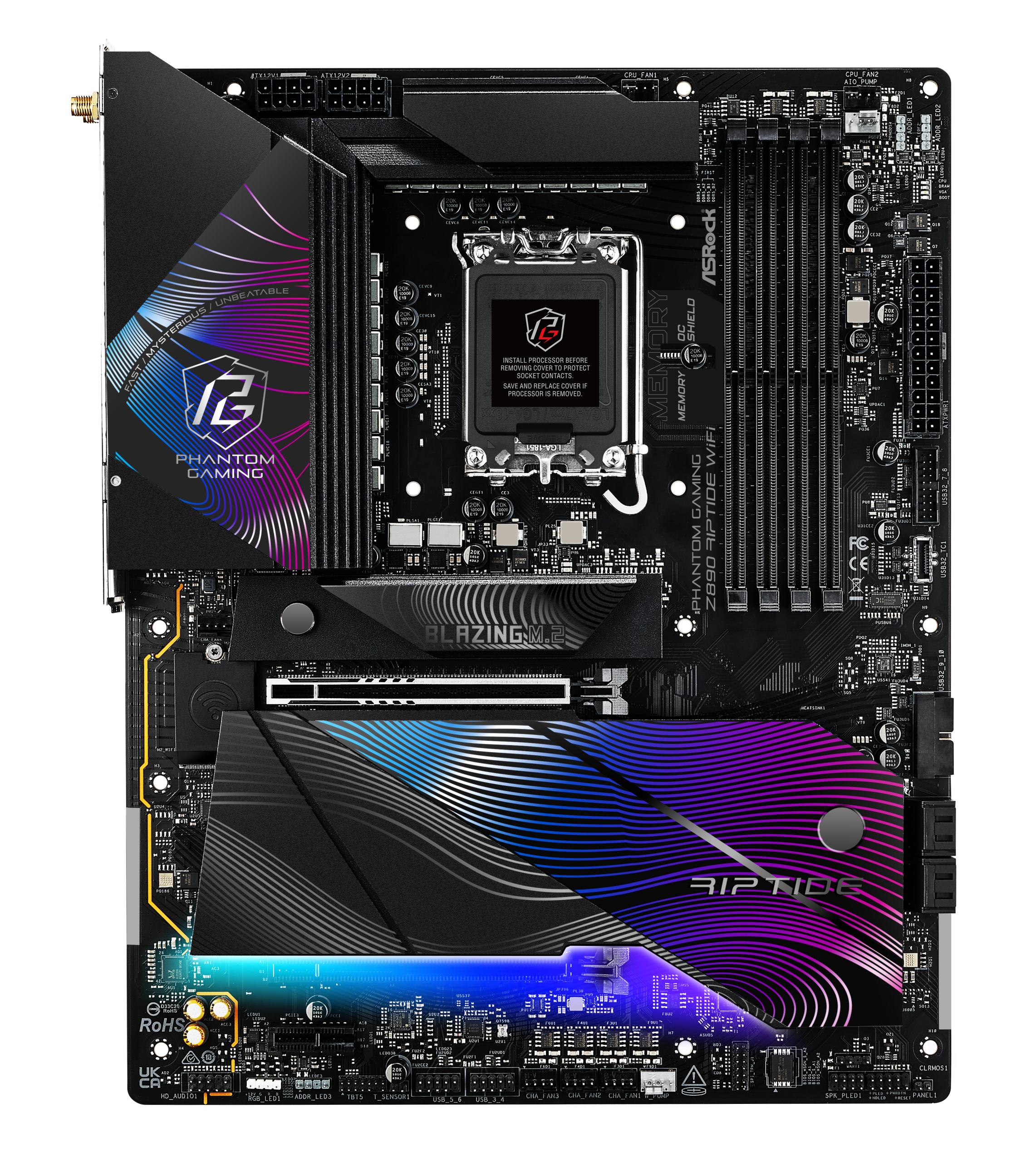 ASRock Z890 Riptide WiFi motherboard, socket LGA 1851, Intel Z890, ATX, DDR5 : image 5