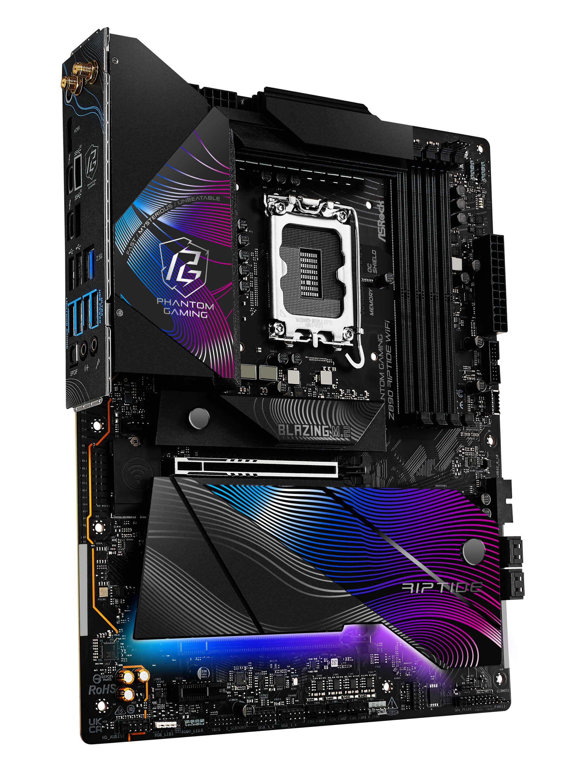 ASRock Z890 Riptide WiFi motherboard, socket LGA 1851, Intel Z890, ATX, DDR5 : image 2