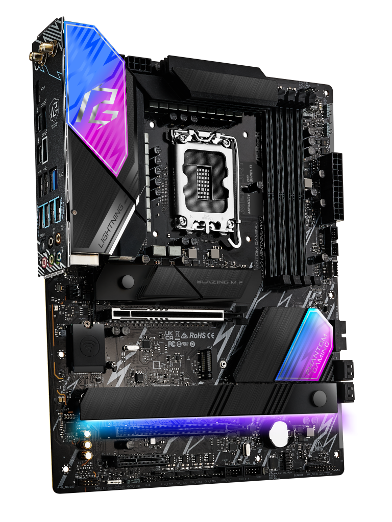 ASRock Z890 Lightning WiFi motherboard, socket LGA 1851, Intel Z890, ATX, DDR5