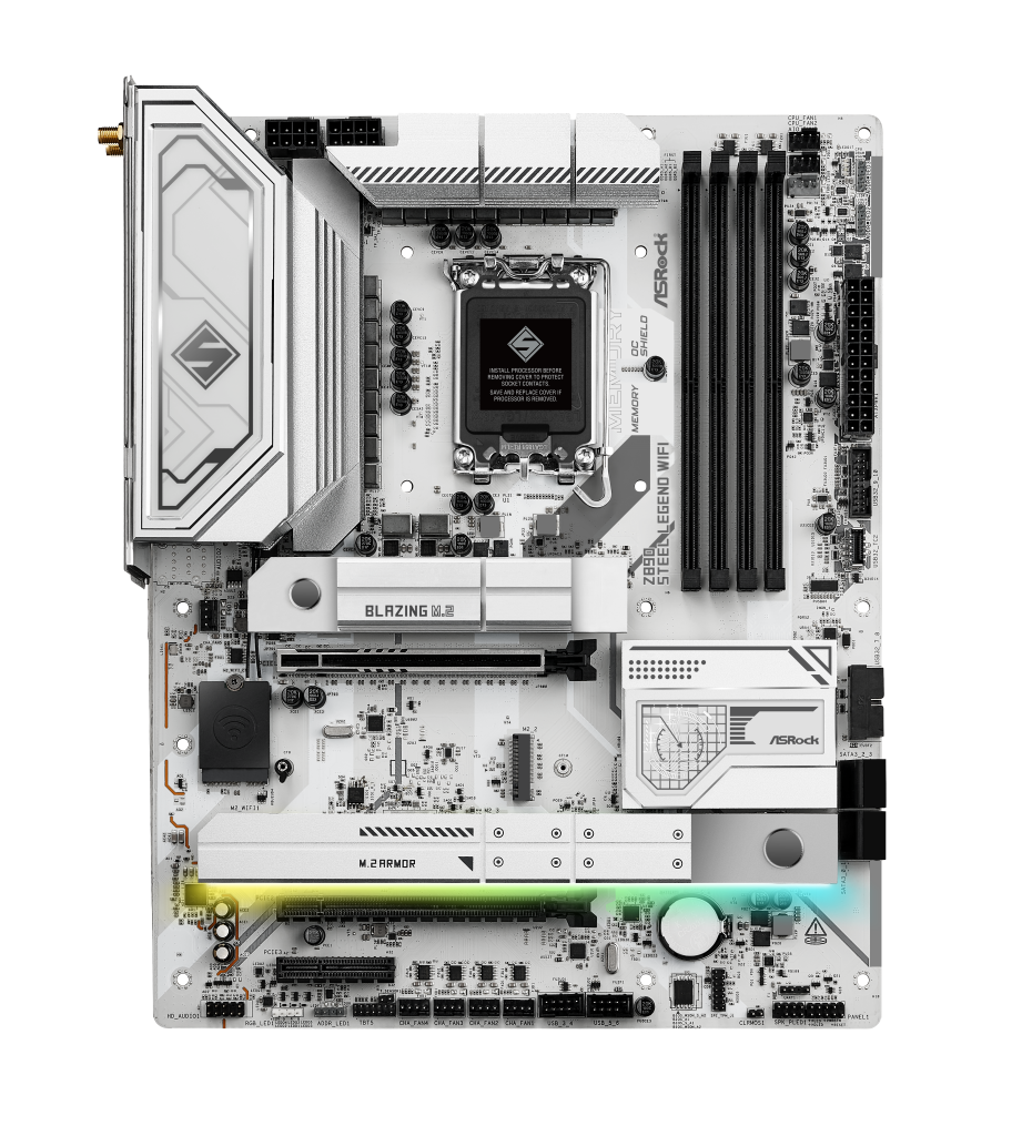 ASRock Z890 Steel Legend WiFi motherboard, socket LGA 1851, Intel Z890, ATX, DDR5