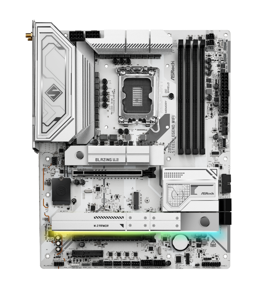 ASRock Z890 Steel Legend WiFi motherboard, socket LGA 1851, Intel Z890, ATX, DDR5