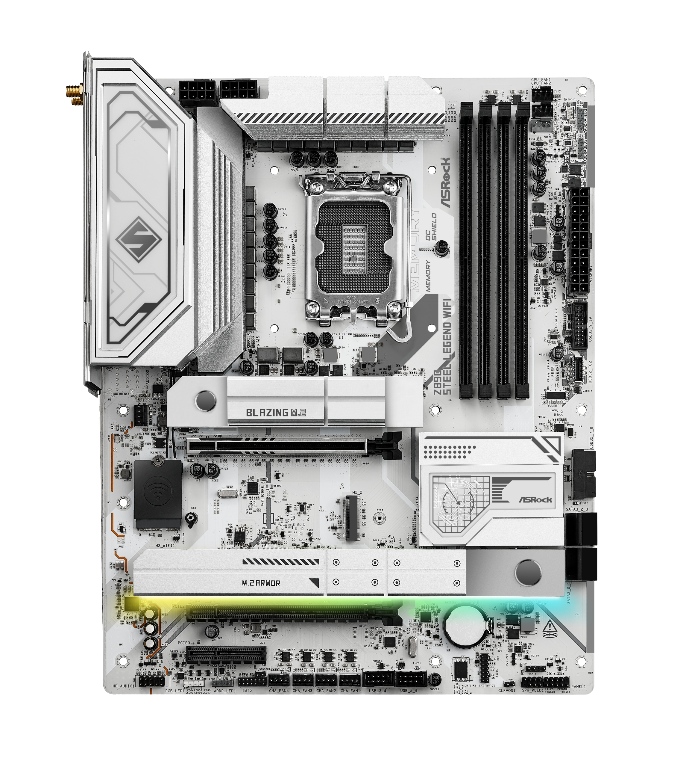 ASRock Z890 Steel Legend WiFi motherboard, socket LGA 1851, Intel Z890, ATX, DDR5
