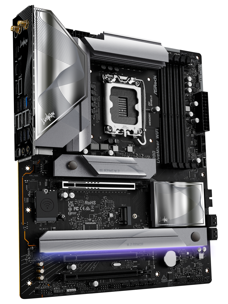 ASRock Z890 LiveMixer WiFi, Intel Z890 motherboard, socket LGA 1851, Intel Z890, ATX, DDR5