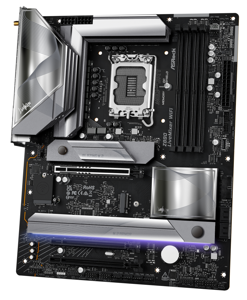 ASRock Z890 LiveMixer WiFi, Intel Z890 motherboard, socket LGA 1851, Intel Z890, ATX, DDR5