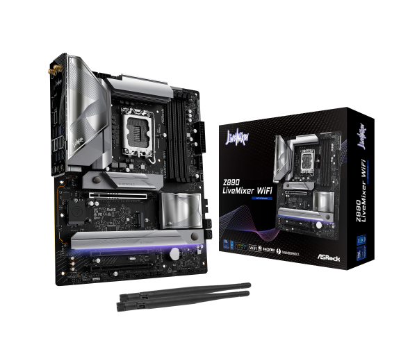 ASRock Z890 LiveMixer WiFi, Intel Z890 motherboard, socket LGA 1851, Intel Z890, ATX, DDR5