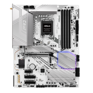 ASRock Z890 Pro RS WiFi White motherboard, socket LGA 1851, Intel Z890, ATX, DDR5