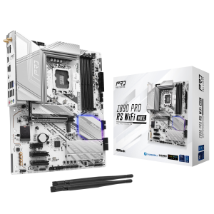 ASRock Z890 Pro RS WiFi White motherboard, socket LGA 1851, Intel Z890, ATX, DDR5