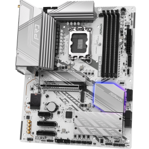 ASRock Z890 Pro RS WiFi White motherboard, socket LGA 1851, Intel Z890, ATX, DDR5