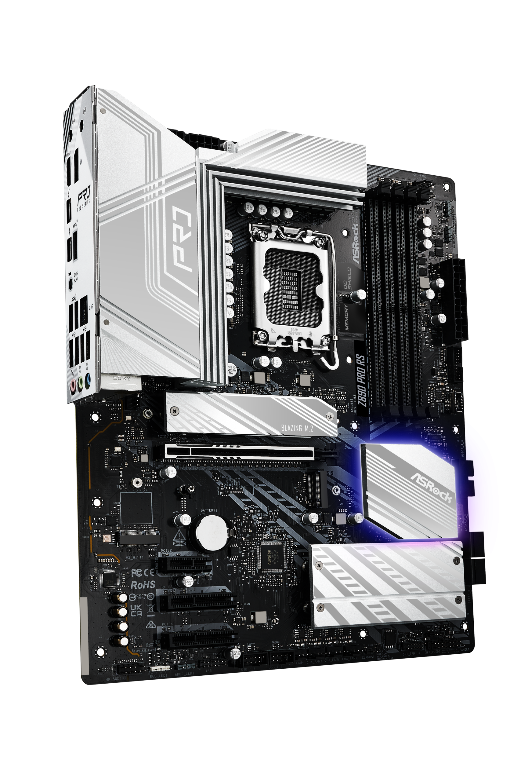 ASRock Z890 Pro RS, Intel Z890 motherboard, socket LGA 1851, Intel Z890, ATX, DDR5
