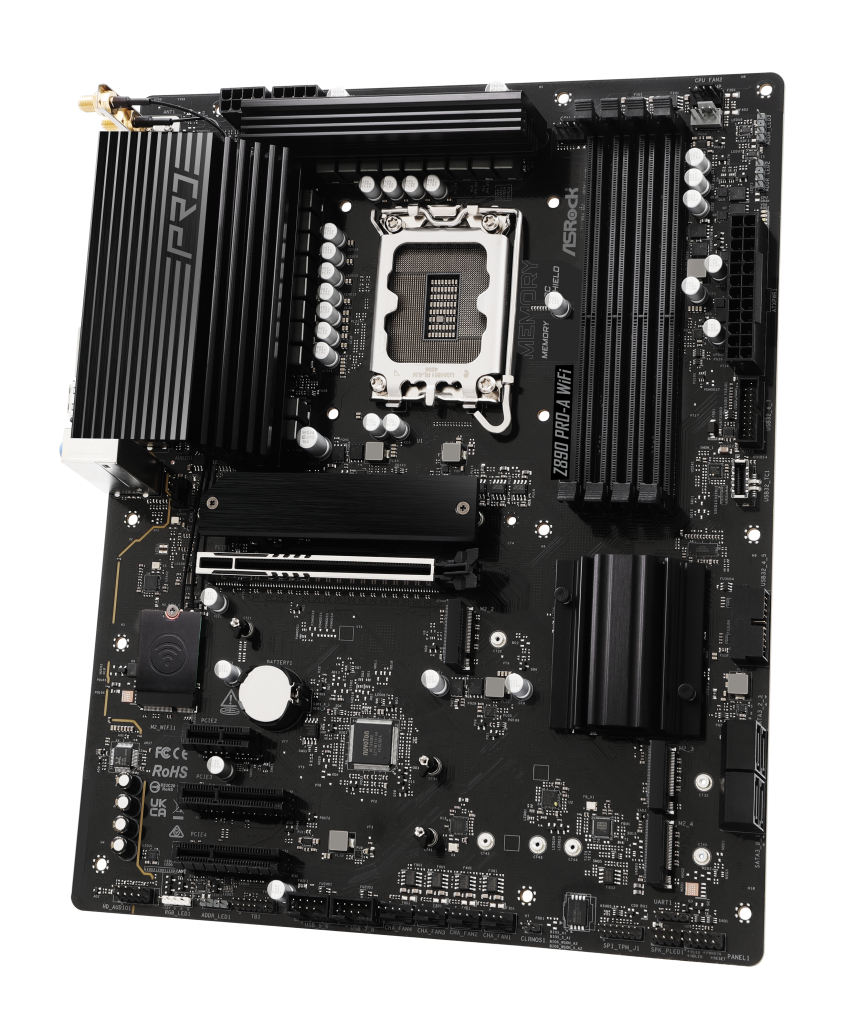 ASRock Z890 Pro-A WiFi, Intel Z890 motherboard, socket LGA 1851, Intel Z890, ATX, DDR5