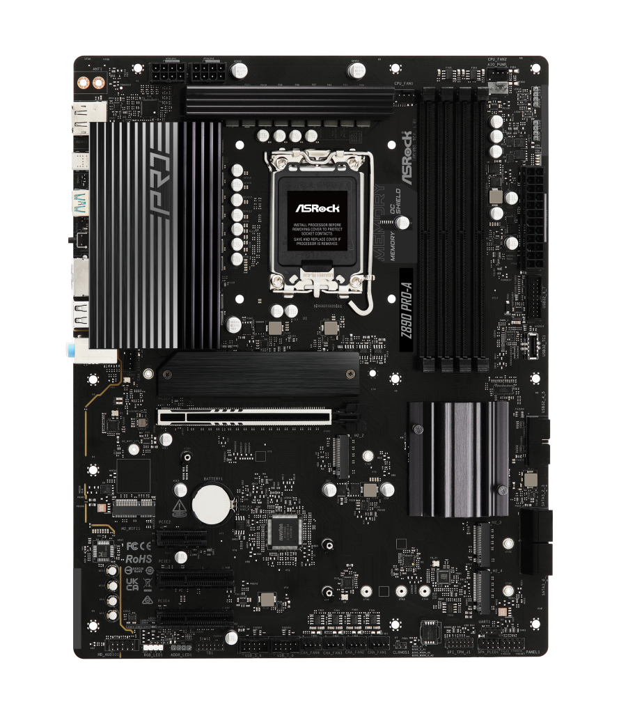 ASRock Z890 PRO-A motherboard, socket LGA 1851, Intel Z890, ATX, DDR5