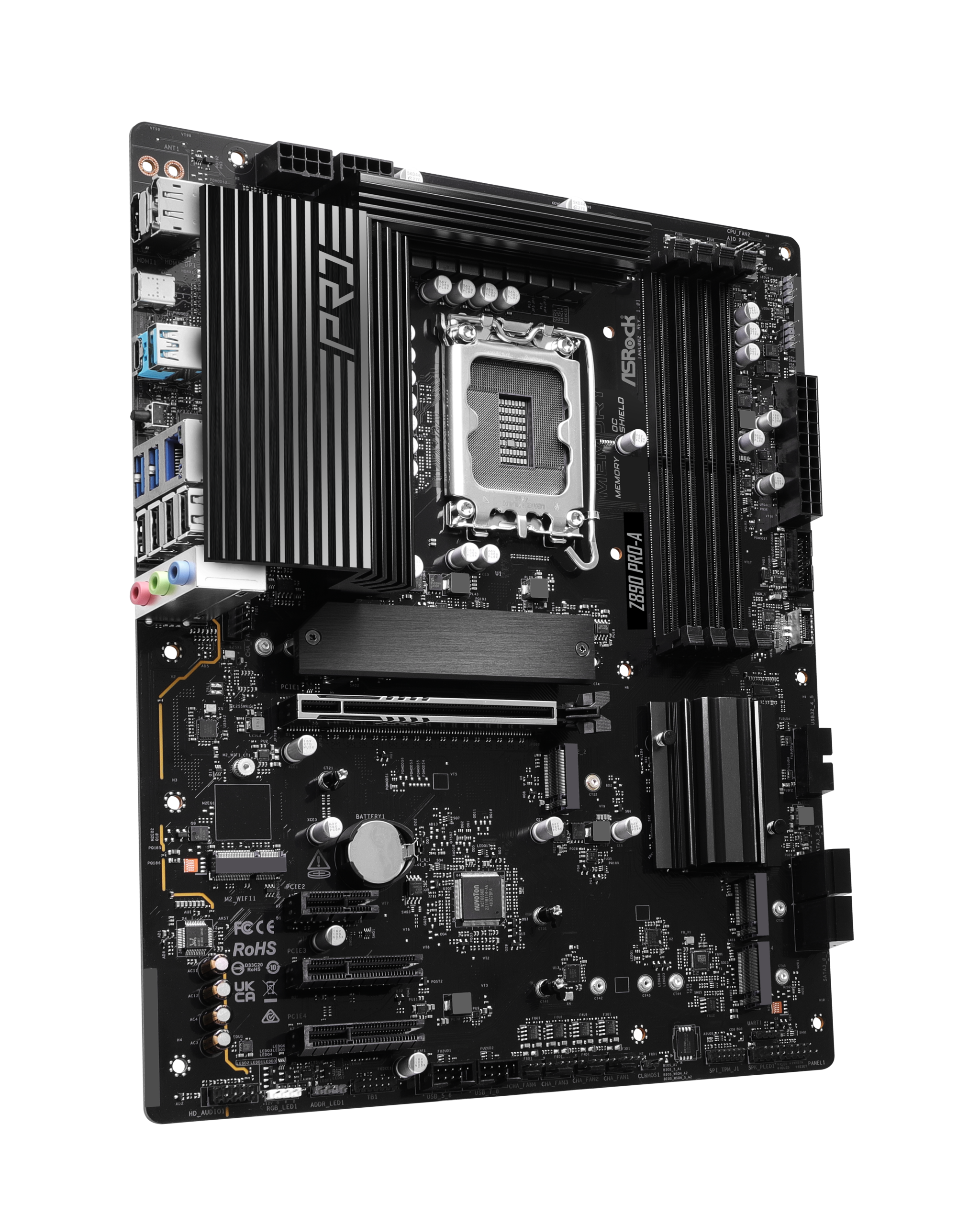 ASRock Z890 PRO-A motherboard, socket LGA 1851, Intel Z890, ATX, DDR5