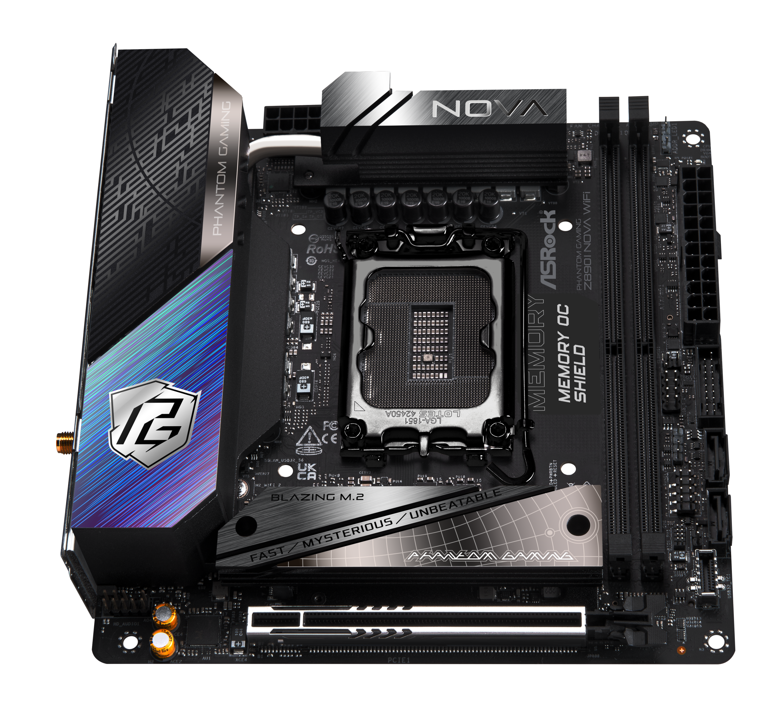 ASRock Z890I NOVA WiFi motherboard, socket LGA 1851, Intel Z890, Mini-ITX, DDR5 : image 6