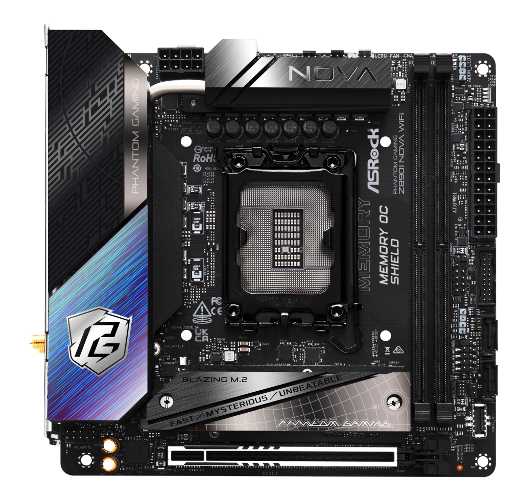ASRock Z890I NOVA WiFi motherboard, socket LGA 1851, Intel Z890, Mini-ITX, DDR5 : image 4