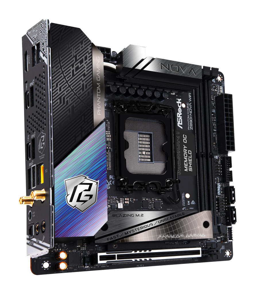 ASRock Z890I NOVA WiFi motherboard, socket LGA 1851, Intel Z890, Mini-ITX, DDR5 : image 2