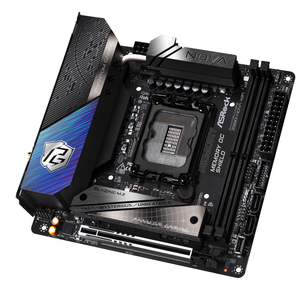 ASRock Z890I NOVA WiFi motherboard, socket LGA 1851, Intel Z890, Mini-ITX, DDR5 : image 3