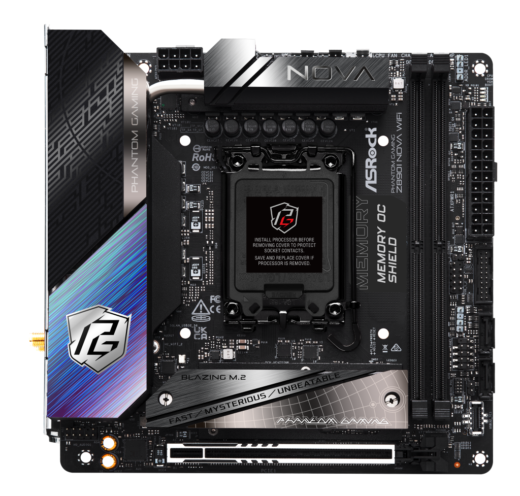 ASRock Z890I NOVA WiFi motherboard, socket LGA 1851, Intel Z890, Mini-ITX, DDR5 : image 5