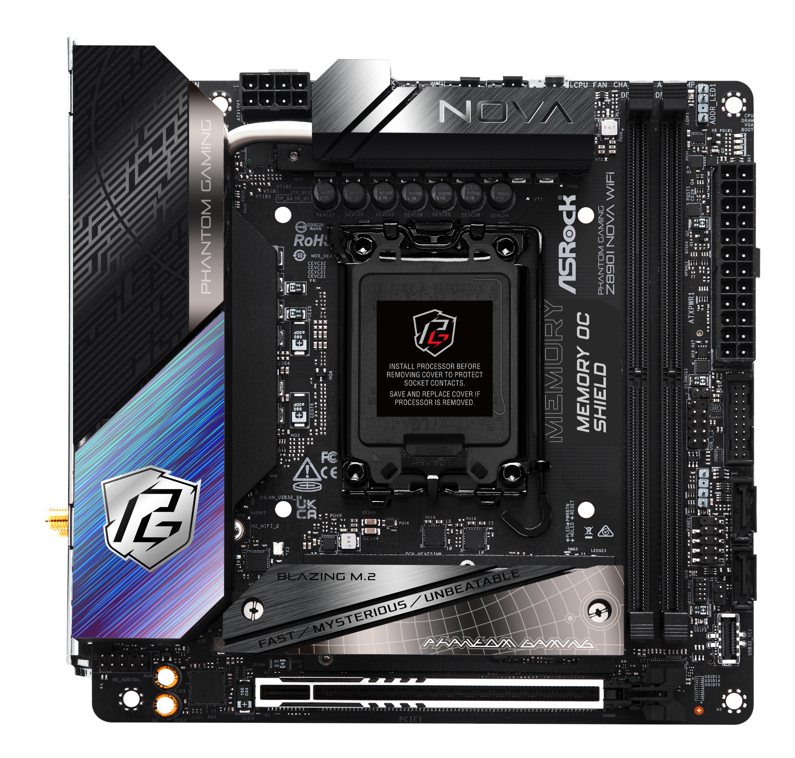 ASRock Z890I NOVA WiFi motherboard, socket LGA 1851, Intel Z890, Mini-ITX, DDR5 : image 5