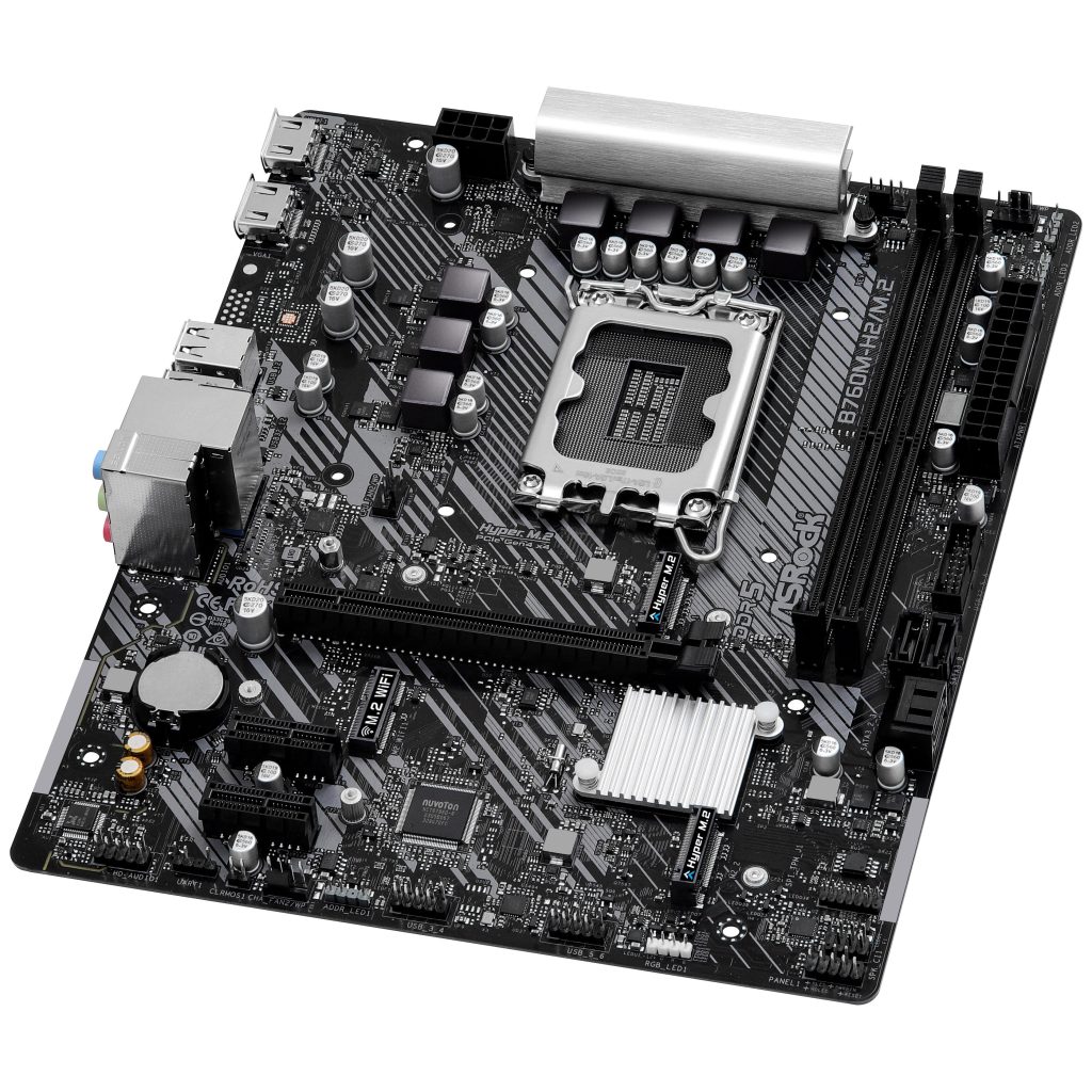 ASRock B760M-H2/M.2 motherboard, socket 1700, Intel B760, mATX, DDR5