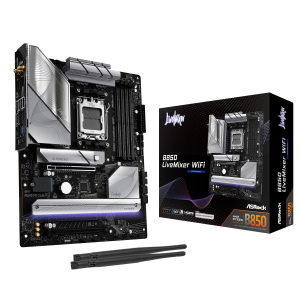 ASROCK B850 LiveMixer WiFi motherboard, socket AM5, AMD B850, ATX, DDR5 : image 1