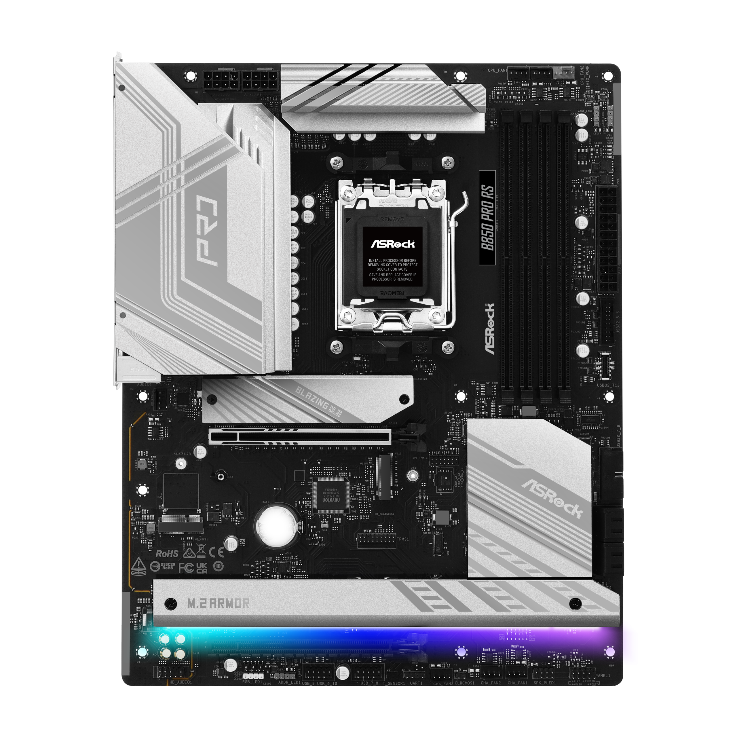 ASROCK B850 Pro RS motherboard, socket AM5, AMD B850, ATX, DDR5 : image 5