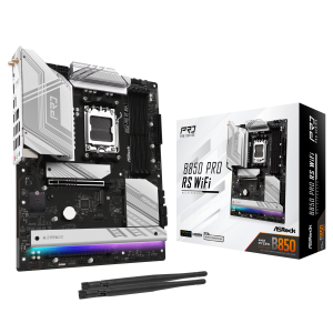 ASROCK B850 Pro RS WiFi motherboard, socket AM5, AMD B850, ATX, DDR5 : image 1