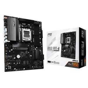 ASROCK B850 Pro-A motherboard, socket AM5, AMD B850, ATX, DDR5 : image 1