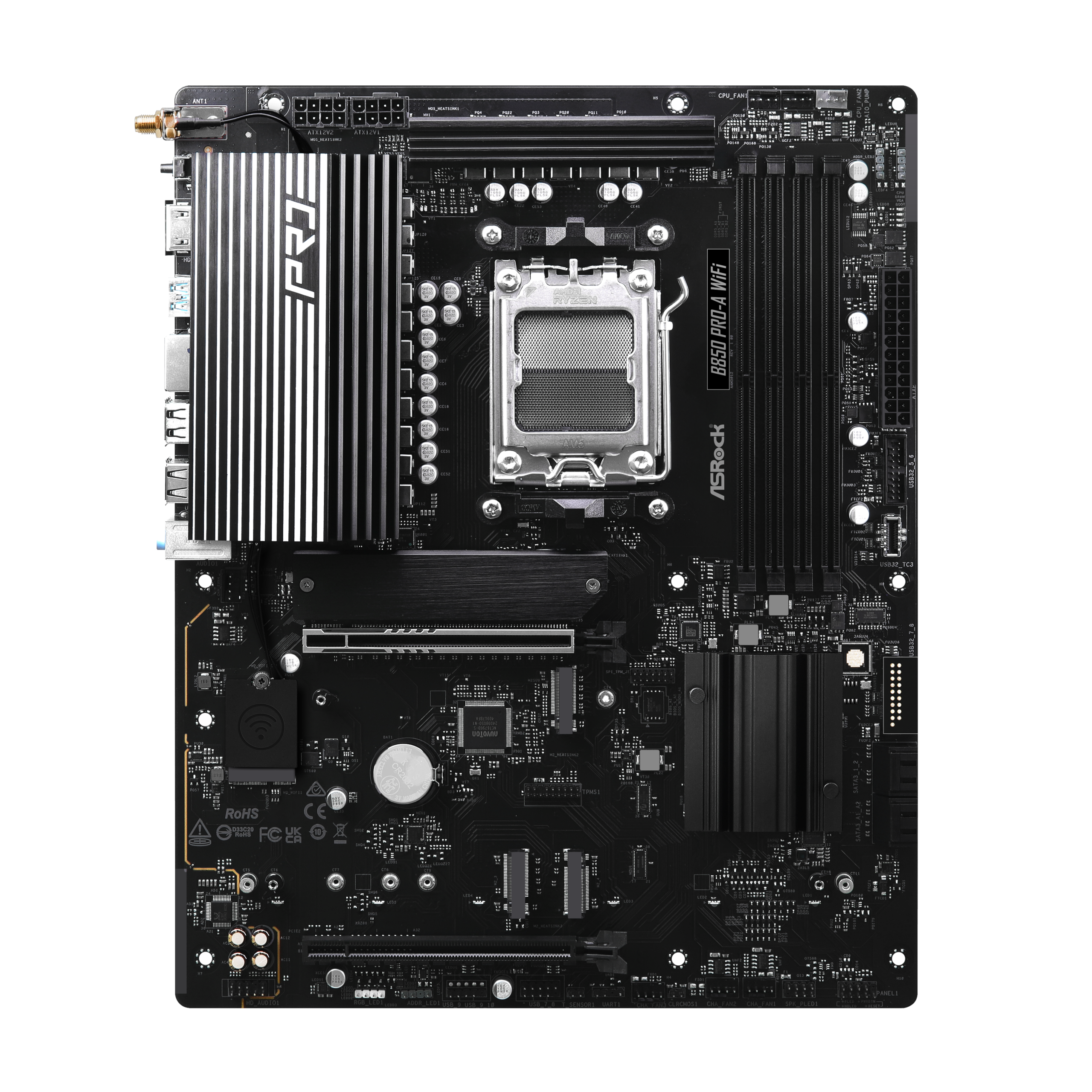 ASROCK B850 Pro-A WiFi motherboard, socket AM5, AMD B850, ATX, DDR5 : image 4