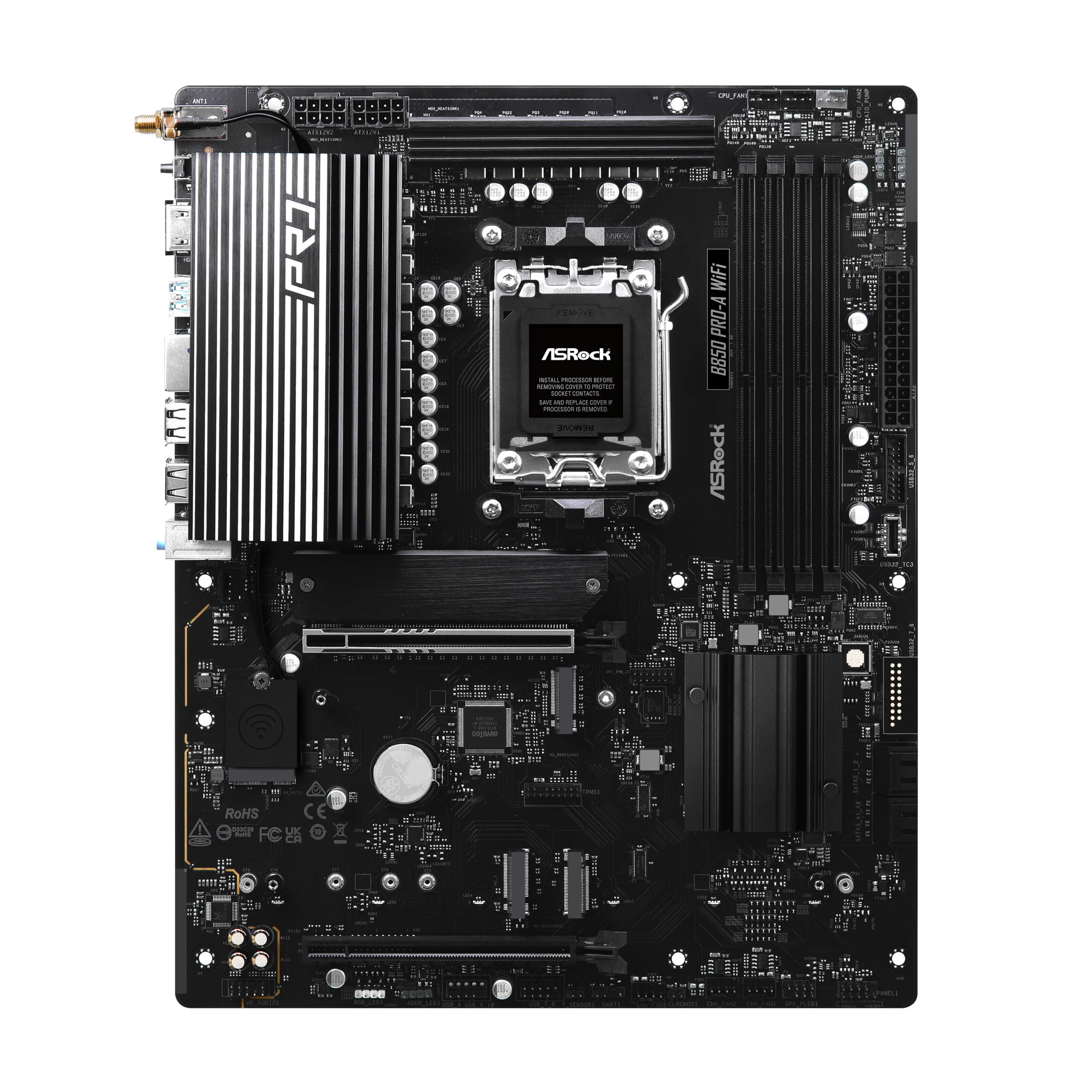 ASROCK B850 Pro-A WiFi motherboard, socket AM5, AMD B850, ATX, DDR5 : image 5