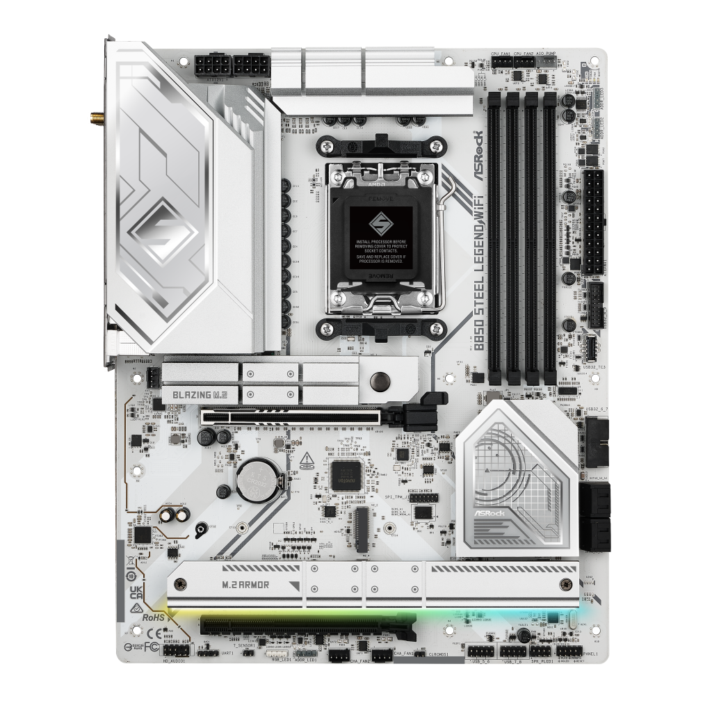 ASROCK B850 Steel Legend WiFi motherboard, socket AM5, AMD B850, ATX, DDR5 : image 5
