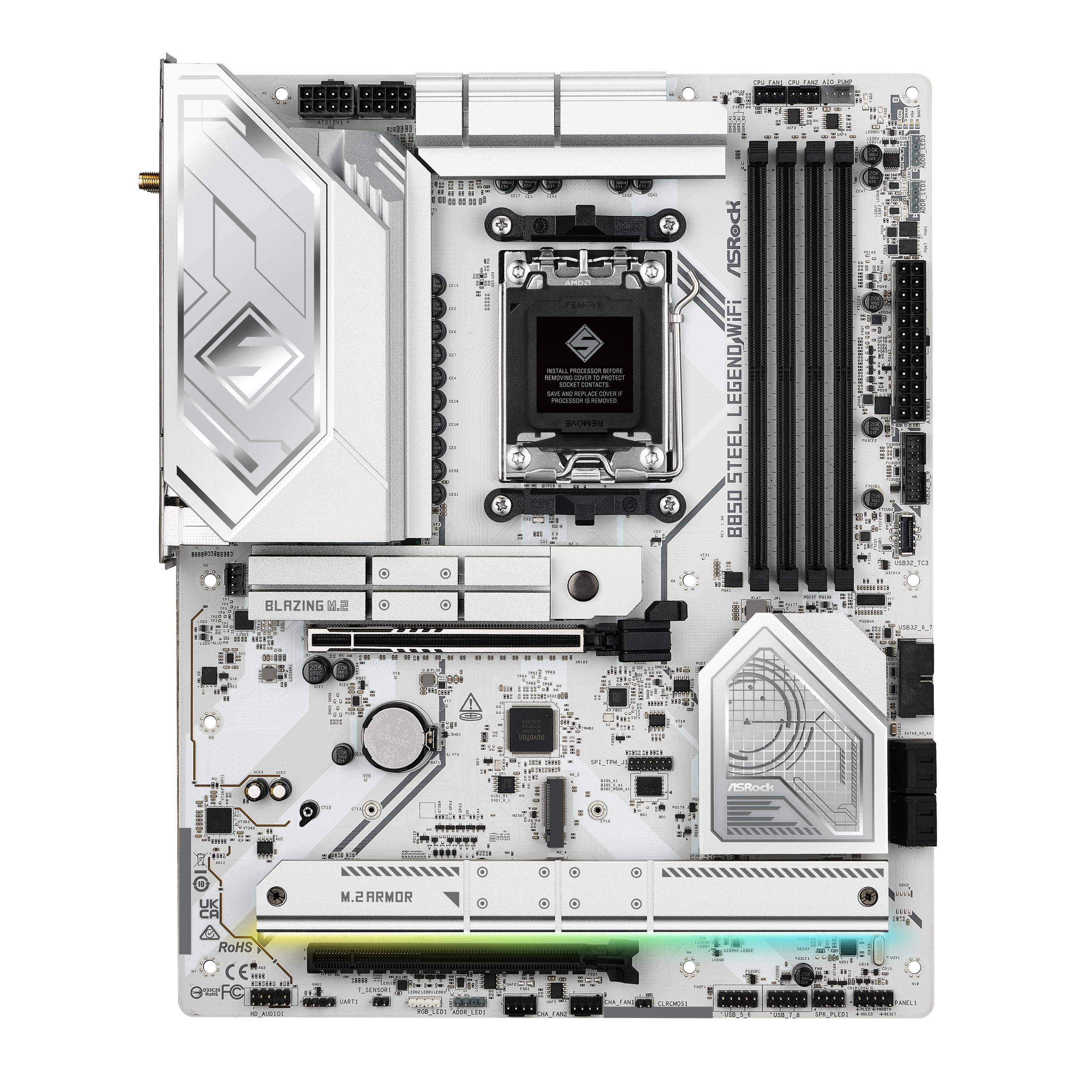 ASROCK B850 Steel Legend WiFi motherboard, socket AM5, AMD B850, ATX, DDR5 : image 5