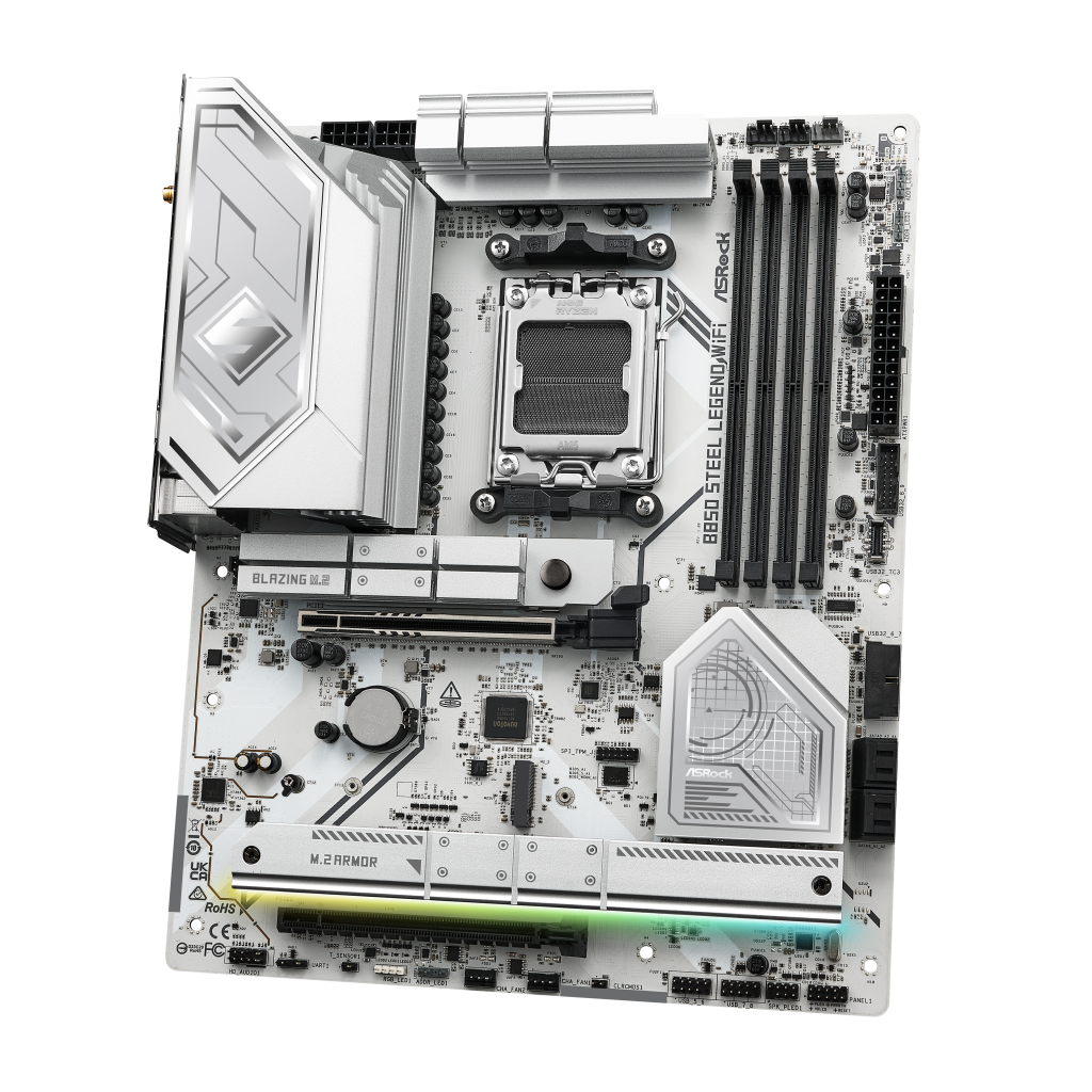 ASROCK B850 Steel Legend WiFi motherboard, socket AM5, AMD B850, ATX, DDR5 : image 3