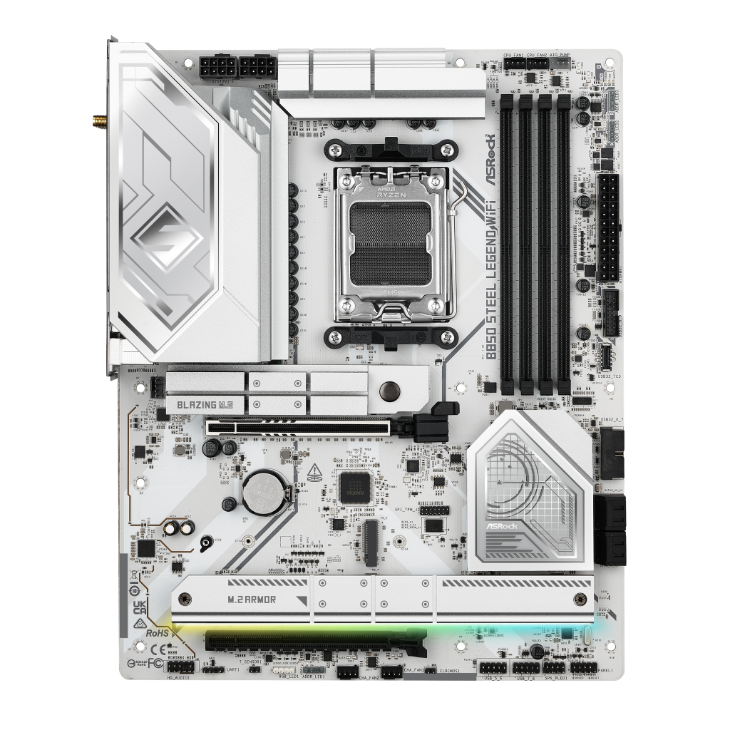 ASROCK B850 Steel Legend WiFi motherboard, socket AM5, AMD B850, ATX, DDR5 : image 4