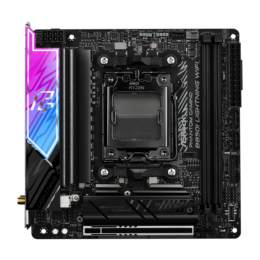 ASROCK B850I Lightning WiFi motherboard, socket AM5, AMD B850, Mini-ITX, DDR5