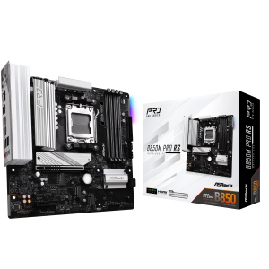 ASROCK B850M Pro RS motherboard, socket AM5, AMD B850, Micro-ATX, DDR5