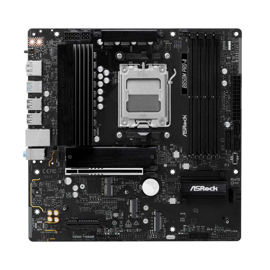 ASROCK B850M Pro-A motherboard, socket AM5, AMD B850, Micro-ATX, DDR5 : image 5