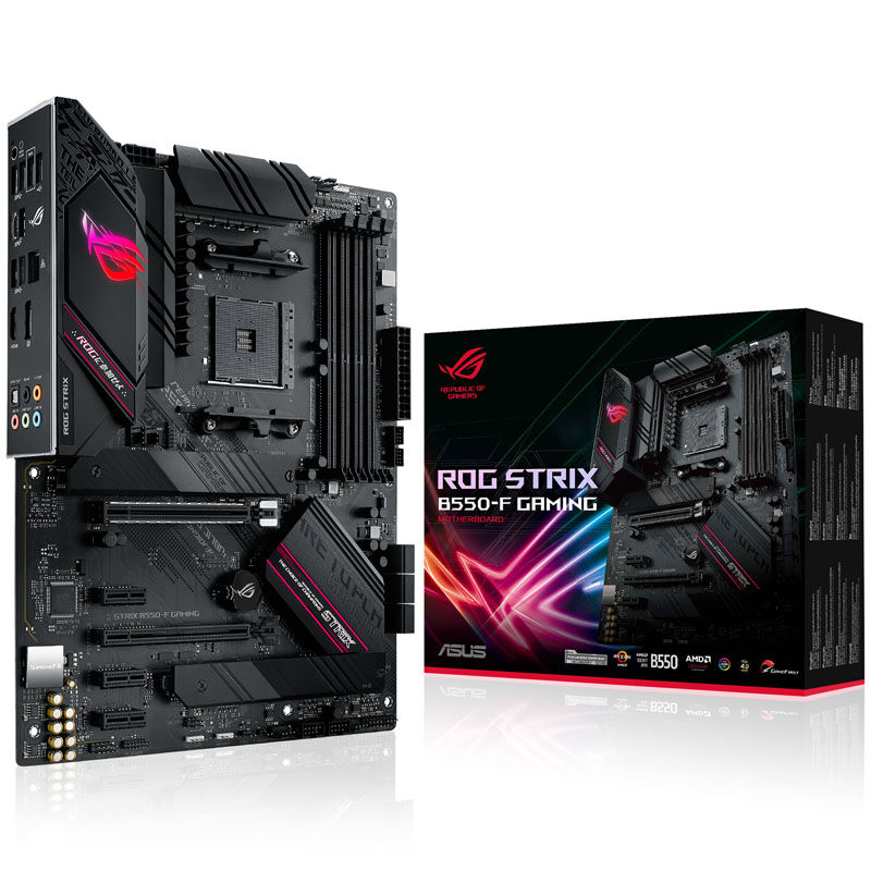 ASUS ROG STRIX B550-F gaming motherboard, socket AM4, AMD B550, ATX, DDR4